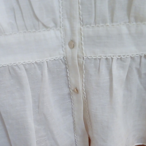 Trina Turk Cream Blouse - Picture 7 of 10